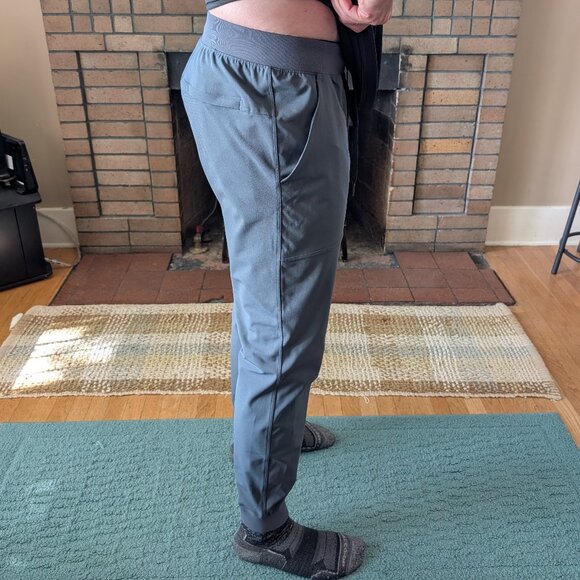 Lululemon Men's Large ABC Skinny-Fit Jogger Regular - Oil Grey - Picture 5 of 8